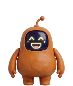 A clay screen monster, hype mood